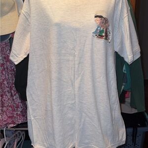 Kids White Graphic T-Shirt